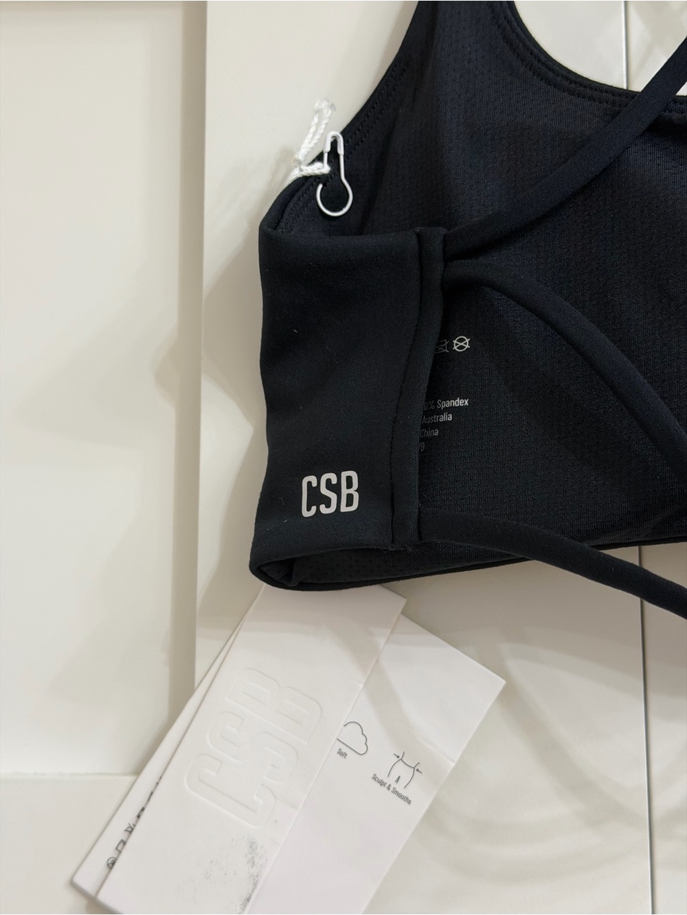 NWT CSB Serenity Lexi Crop XS in Black - Picture 5 of 8
